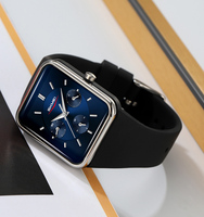 Montre-bracelet à quartz unisexe chic SKMEI 2323 pour un usage quotidien tendance, affichage de la date et du jour de la semaine, étanche 30M, look minimaliste et moderne pour unisexe