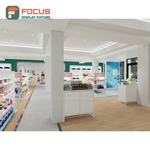 cosmetics store design cosmetic shop design project contractor shop interior retail shelving - Product Image 2