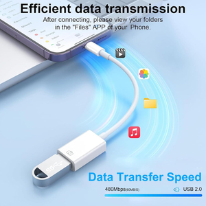 Khả năng tương thích mạnh mẽ ánh sáng-ning Nam để USB 3.0 nữ máy ảnh Adapter OTG dữ liệu đồng bộ cáp cho <span class=keywords><strong>iPhone</strong></span> - Product Image 5