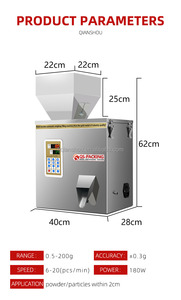 <span class=keywords><strong>Machine</strong></span> de remplissage intelligente multifonctionnelle de 500g <span class=keywords><strong>pour</strong></span> farine, <span class=keywords><strong>café</strong></span>, céréales, granulés et poudres, idéale <span class=keywords><strong>pour</strong></span> les petites entreprises - Product Image 5