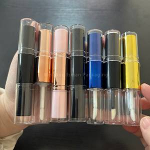 <span class=keywords><strong>ISMAN</strong></span> Rose Gold Blue Dual 2 en 1 Stick Correcteur et Contour, Emballage Vide Double Face pour Gloss et Rouge à Lèvres, Tube 4ml 10ml - Product Image 2