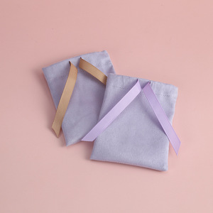 Jewelry Velvet <b>Drawstring</b> Bags 8x10cm 15x20cm Rectangular Fabric Storage <b>Pouches</b> For Jewelry Wedding Candy Stationery - Product Image 4