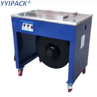 Machine de cerclage semi-automatique à double moteur, directe usine, durable pour sangles PP et emballage de sachets alimentaires