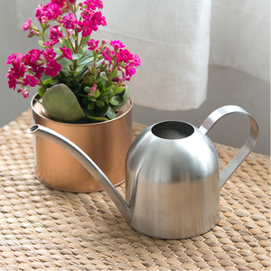 บัวรดน้ำโลหะ3ขนาดเคลือบผงสีสันสดใสกระถางต้นไม้ในร่ม - Product Image 4