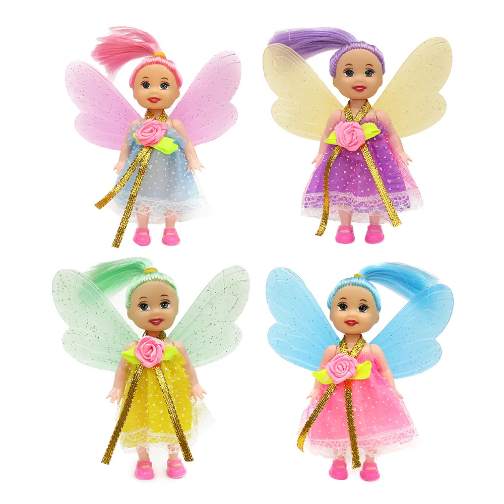 Very cheap mini fairy model doll baby toys 3.5" doll for sale