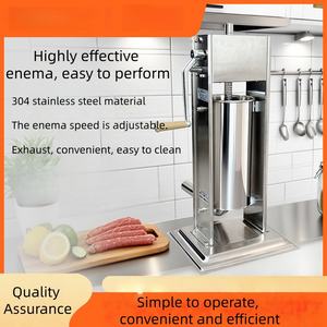 Machine à saucisses domestique |   Machine à saucisses manuelle avec une capacité <span class=keywords><strong>de</strong></span> 3 L pour la fabrication <span class=keywords><strong>de</strong></span> saucisses maison <span class=keywords><strong>au</strong></span> porc et <span class=keywords><strong>au</strong></span> bœuf - Product Image 2