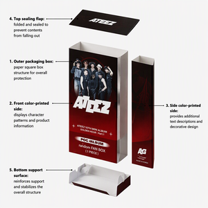 กล่องการ์ดสะสม ATEEZ Miimca ของแท้ ซีลปิดอยู่ ของสะสมไอดอลเกาหลี ของขวัญสำหรับแฟนคลับเคป๊อป - Product Image 6
