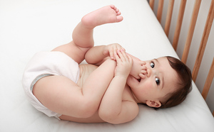 Juego de cama suave y transpirable para niños, Sábana de microfibra para cuna infantil, color blanco, azul marino, 2 uds. - Product Image 4