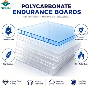 Plaque en <span class=keywords><strong>polycarbonate</strong></span> creuse marron, découpée sur mesure, fiable, pour bricolage et amélioration de l'habitat, vente en gros - Product Image 1