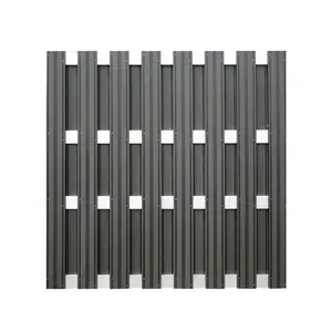 Diy Hout Kunststof Composiet Hekwerk 1.8*1.8 M(6ft) Aluminium Wpc Panel Hek