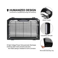 Lámpara LED para matar mosquitos de 10W, luz UV para interiores, trampa para insectos atractiva, Zapper eléctrico sólido para insectos