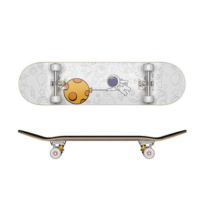 Patineta de calle portátil de cuatro ruedas de aleación de aluminio, duradera y ligera, para niños principiantes - Product Image 3