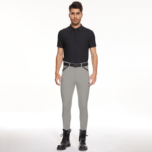 <span class=keywords><strong>Vente</strong></span> d'usine hommes équitation Leggings culotte équestre fait mince ajusté taille haute culotte équestre pour hommes avec poches - Product Image 2