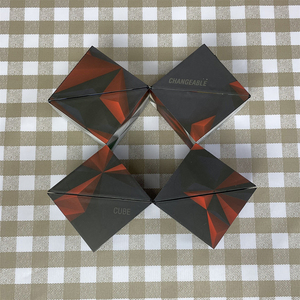 Logo de boutique personnalisable <span class=keywords><strong>Photo</strong></span> publicitaire Jouet anti-stress adulte un petit <span class=keywords><strong>cube</strong></span> infini magique pliant 3d - Product Image 4