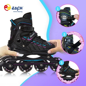 CHAQUE professionnel réglable patins à roulettes garçons filles <span class=keywords><strong>taille</strong></span> populaire enfants débutants en plein air Skate chaussures clignotant rouleau - Product Image 3