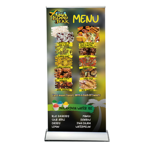 Beautiful Shop Giá Treo Biểu Ngữ Cuộn Lên Đế Rộng 2 Feet In Logo Tùy Chỉnh Có Thể Thu Gọn Triển Lãm Thương Mại RB-T0 - Product Image 3