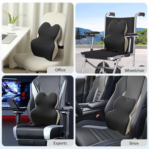 Personalización respaldo y coxis silla de oficina comodidad espuma de memoria ergonómica alto bajo soporte coche cojín trasero asiento <span class=keywords><strong>para</strong></span> dolor de espalda - Product Image 5