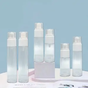 15ml 30ml 50ml PET havasız plastik şişe sıvı fondöten alt-şişe, losyon toner sprey şişesi