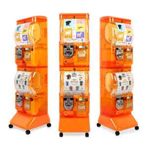 สะสมตัวเลือก <span class=keywords><strong>LED</strong></span> หรือไม่มีของเล่นแคปซูลเครื่องหยอดเหรียญ TOMY Gacha เครื่อง - Product Image 6