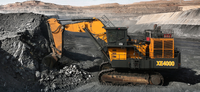 Excavatrice sur chenilles massive XE4000 de 384 tonnes pour le défrichement des couches de roche et l'extraction de minerai dans l'exploitation minière
