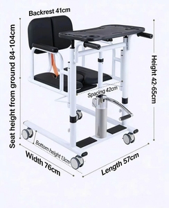 Chaise de transfert de patient Defeng Medical Factory Directly, portable, pliable, légère, <span class=keywords><strong>fauteuil</strong></span> <span class=keywords><strong>roulant</strong></span> - Product Image 4