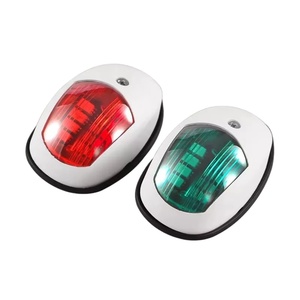2Pcs 12V 24V LED Running Lights For Boat Signal Lamp Marine Navigation Light Yacht Accessories Red Green Truck Trailer Lamps - Product Image 1