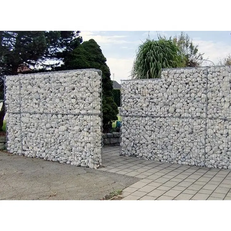 뜨거운 판매 싼 용접된 gabion 상자 옹벽 금속 gabions 3.5mm