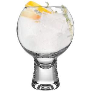 Juego de gafas de Gin Ikonic, lentes transparentes de tallo corto, Copa de Balon <span class=keywords><strong>española</strong></span>, vidrio tónico - Product Image 2