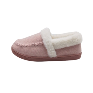 Đôi dép lê mùa đông unisex, màu trơn đơn giản, chất liệu nhung mềm mại, chống trơn trượt, ấm áp, mềm mại dành cho nữ, dép lông ấm áp cho nhà. - Product Image 6