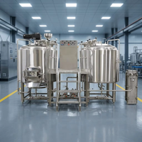 Machine de brassage de bière artisanale 500L 200L 5HL 5BBL, équipement de brasserie, cuve sous pression