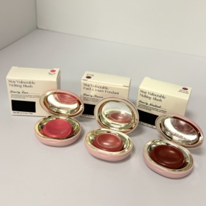 Barra de Colorete <span class=keywords><strong>en</strong></span> <span class=keywords><strong>Crema</strong></span> Vegana Orgánica Rara de 5 Colores, Personalizada con Etiqueta Privada, Cosméticos de Bolsillo para Viaje, para Uso Diario de Belleza - Product Image 1