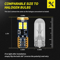 HOLY T10 194 168 W5W LED-Innen leuchten für Autos Signal leuchte Hohe Helligkeit T10 W5W LED-Lampe Super Bright Led T10 Canbus