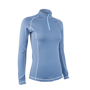 Profesyonel fabrika at binme ürünleri binicilik giyim kadınlar Tops özel Logo binici gömlek taban katmanı - Product Image 3