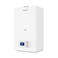 Chaudière à gaz combinée silencieuse et compacte 20KW 24KW 26KW 28KW murale, gain de place, double usage domestique, fournisseur OEM ODM