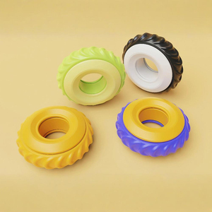 Anneaux sensoriels Fidget Toys, anneaux tournants silencieux pour les doigts, jouets amusants pour les étudiants, prix de classe, cadeaux de Noël - Product Image 1