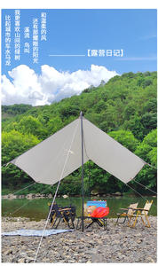 Abri de plage pour touristes, léger, quatre saisons, imperméable, en tissu Oxford, une chambre, compact, facile à installer - Product Image 3