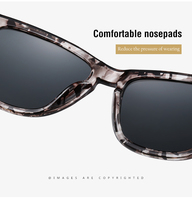 3382 women's sunglasses men Artistic Speckled Eyewear Impact Resistant Polarized Lens Anti Glare Driving Gear Hub Item