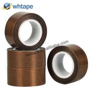 Bande <span class=keywords><strong>haute</strong></span> <span class=keywords><strong>température</strong></span> Tefloning de convoyeur en fibre de verre PTFE brun pour moulage Composite de Machine de thermoscellage sous vide alimentaire - Product Image 1