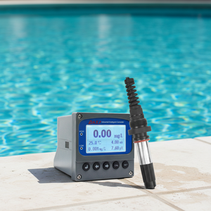 Analyseur de chlore résiduel en ligne Compteur de chlore libre à membrane pour l'eau potable, les eaux usées et les stations d'épuration - Product Image 1