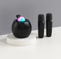 Machine de karaoké portable mini, Bluetooth 5.3, caisson de basses avec lumière d'ambiance ciel étoilé RGB, microphone, meilleur cadeau d'anniversaire pour les enfants