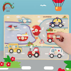 In età prescolare Giocattoli di gioco <span class=keywords><strong>per</strong></span> il Capretto Puzzle di Legno Animale Di Puzzle con Pioli - Product Image 4