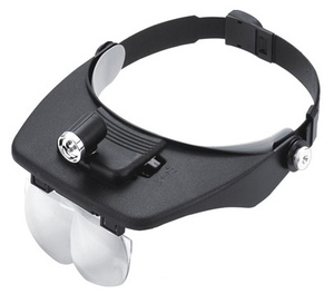 Loupe à visière tête ronde, avec lumière LED et 4 lentilles BM-MG5006 - Product Image 5