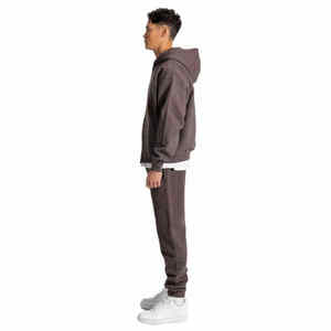 Fabricante Fleece Diseñador personalizado 100% Algodón Full Zip up Hoodies Plain Blank Full Face Zip Hoodie Hombres Full Zipper Hoodies - Product Image 5