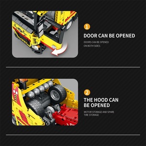 Reobrix 22012 Remote Control Wrecker Vehicle Building Block <b>Model</b> 800+ Pieces Electric Power Unassembled <b>Kit</b> for 8-13 Years - Product Image 2