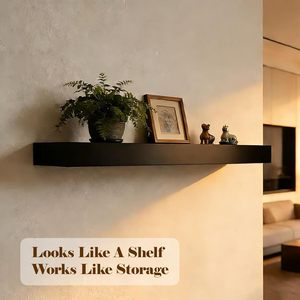 Estanterías Ocultas Multifuncionales con Compartimento Secreto, Marca Privada BSCI-FSC, Estantería de Madera para Montar en la Pared - Product Image 4