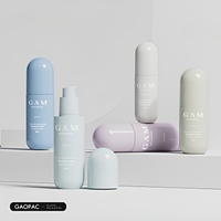 Flacon cosmétique PETG personnalisé de qualité supérieure, couleur personnalisée, pour lotion, sérum, tonique, spray, pompe, 100/120 ml, emballage imprimé à l'écran