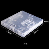 Boîtier de protection de cartouche de petite carte de jeu de remplacement blanc clair pour accessoires de jeu de chariot de jeu NDS de jeu