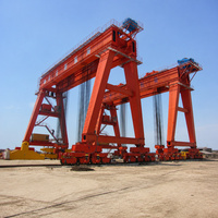 Grue portique à double poutre de 16 tonnes et 32 tonnes pour travaux d'entretien d'équipements de cimenterie avec conception de cadre à haute rigidité