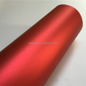 Pellicola Vinilica Cromata Opaca Rossa Senza Bolle per Wrapping Auto Adesivi 1,52*18m - Product Image 2