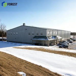 Entrepôt de stockage commercial modulaire en acier sur mesure, à grande hauteur, préfabriqué, pour terminal industriel lourd - Product Image 1